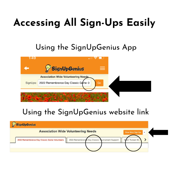 Accessing All Sign-Ups Easily (600 × 600 px)